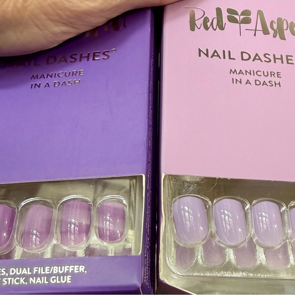 Red Aspen Purple Nail Dashes Manicure Set - Picture 11 of 11